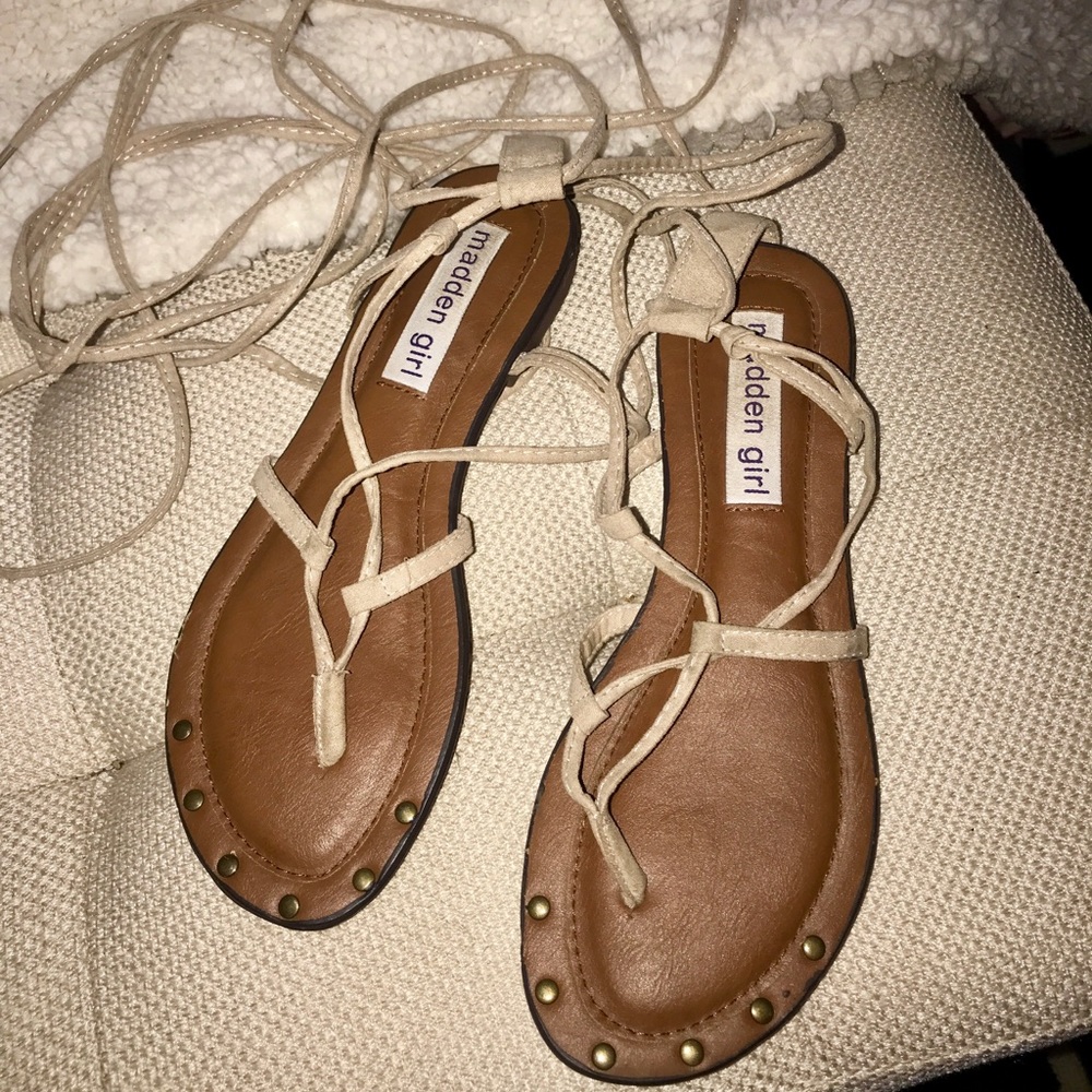 Madden Girl lace up sandal